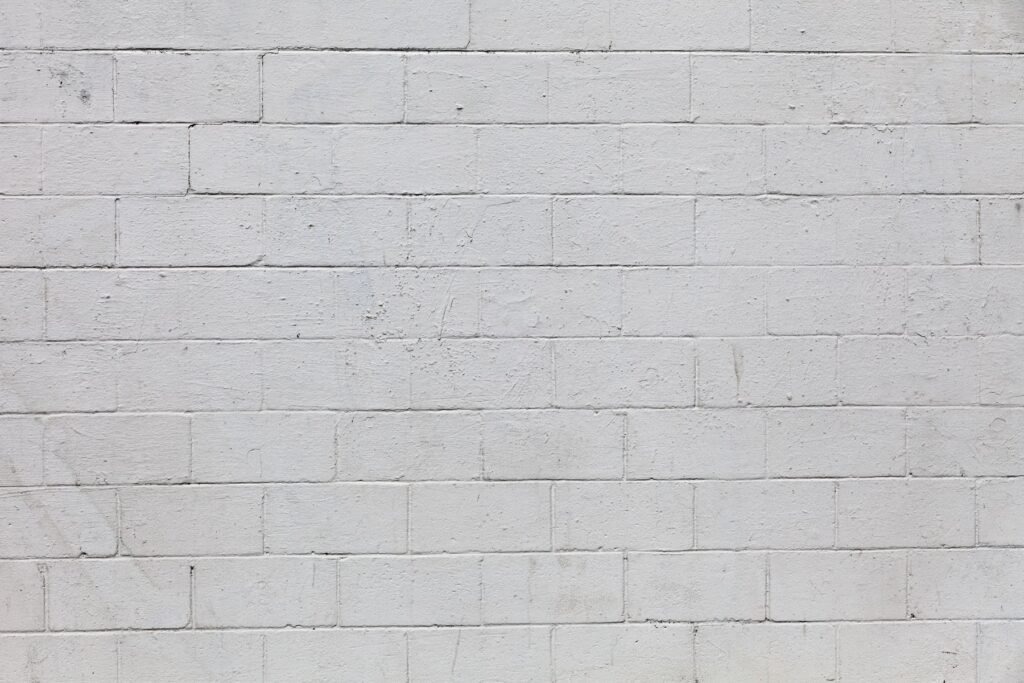 cinder block wall